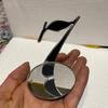 Seat Number Card Glossy Add Atmospheres Mirror Surface Standing Wedding Golden Table Number Feast Supplies