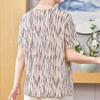 Plus Size 3XL-8XL Summer Casual Blouses for Women Tops Loose Vintage Clothes Oversize Short Sleeve Shirt