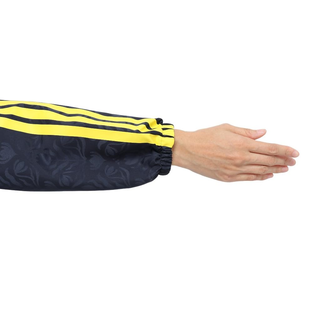 Adidas Tiro Coach Jacket, Women's KKP06, Aurora Ink/Impact Yellow (KB7635), Size M