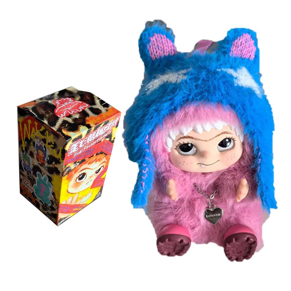 Genuine Letsvan Wakuku Mysterious Blind Box Fuzzy Trendy Fun Party Plush Collection Kid Toy Kawaii Figurine Doll Surprise Gift
