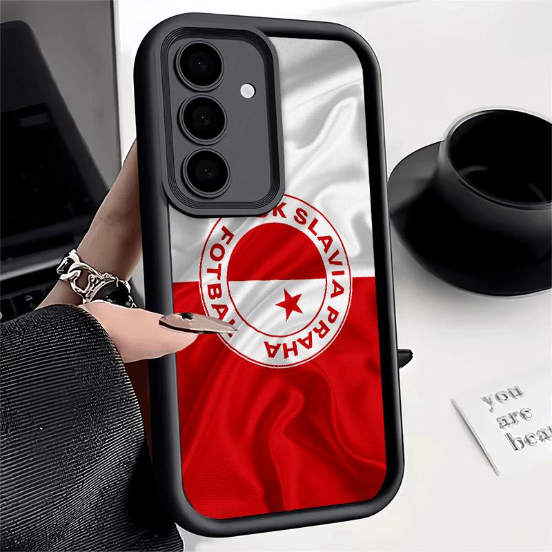 Phone Case for Samsung Galaxy A17 A16 A15 A14 A13 Sk Slavia Praha Czech Republic A56 A36 A26 A55 A35 A25 A54 A34 A24 A53 A33 A23
