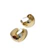 Wide-Edge C-Shaped Women's Earrings: Trendy, Elegant, Geometric Design