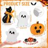 New, Cute Ghost Halloween Decoration Wooden Layered Tray Decoration Table Decoration 3-piece Set