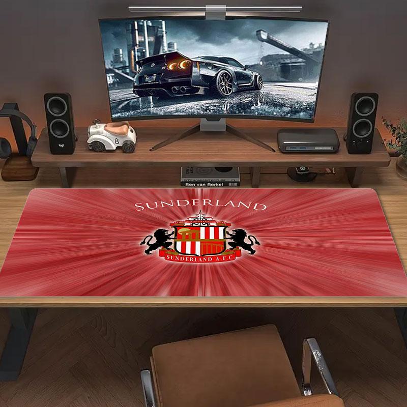Sunderland A.F Large Size Mouse Pad Large Gaming Table Cushion Non-slip Laptop Tablet Big Mousepad XXL Mat Mini PC Playmat With Lock Edge