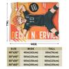Haikyuu Japanese Anime Flannel Blankets Hinata Shoyo Customized Throw Blanket for  Sofa Bedding Lounge 125*100cm Quilt,