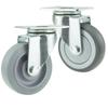 Shengbei 3-inch Round Edge Swivel Caster with Brake (2-pack)