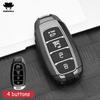 Alloy Car Key Cover For Hyundai N Line Verna Solaris Elantra Azera Kona Encino Grandeur Azera Palisade I30 Ix35 Accent Santa Fe
