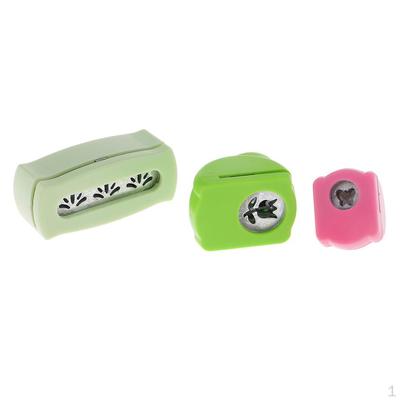 3 Pcs Mini Crafting Paper Puncher Cards Making