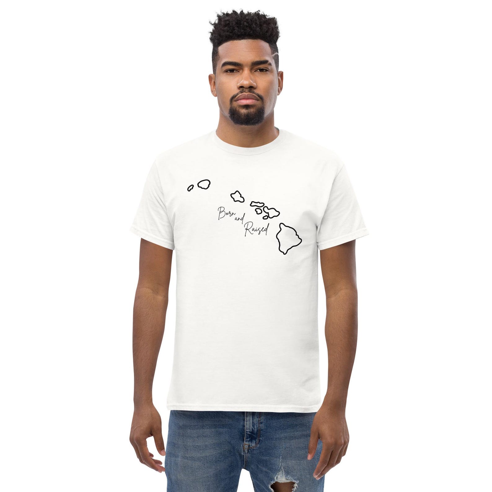 Hawaii Born and Raised: Premium Island Heritage Unisex Tee (Black) | Authentic Local Roots Apparel | Aloha State Pride 4XL