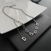 2025 Women's Titanium Steel Necklace: Light Luxury, Clavicle Chain, Non-Fading High-End Accessory