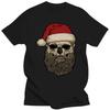 Famous Brand Design Summer New Print Man Cotton Fashion Santa Claus Hipster Beard Christmas Men'S T-Shirt family T Shirts