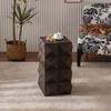 Table d'appoint - MUVOE - Vintage - Bois massif - Hauteur 60 cm - Livré monté