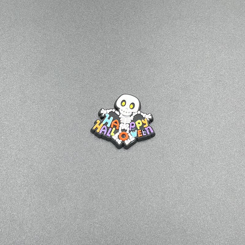 

Мультяшные Хэллоуинские украшения из мягкой резины для обуви, волос, чехлов для телефонов, хранения и соломинок. Patch Accessories