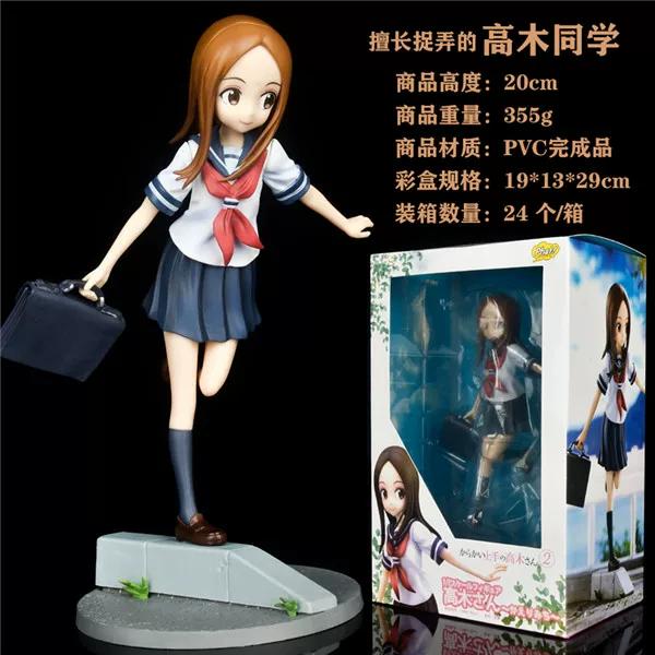 New Teasing Master Takagi-San Takagi On The Way Home Anime Girl Figure - 20Cm Model Statue, Collection Desktop Decoration