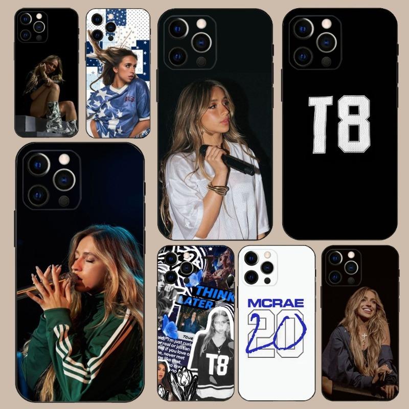 Singer T-Tate M-McRae Phone Case For iPhone 16 15 14 13 12 11 Pro Max Mini X XS SE 7 8 Plus 16E Shockproof Non-Slip Soft Cover