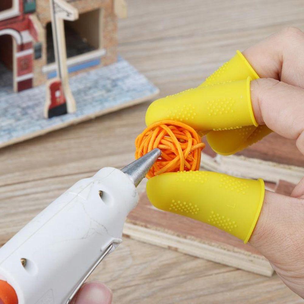 Anti-slip Silicone Heat Resistant High Temperature Resistant Anti-cut Fingers Cover Kitchen Tools Finger Protector Finger Caps