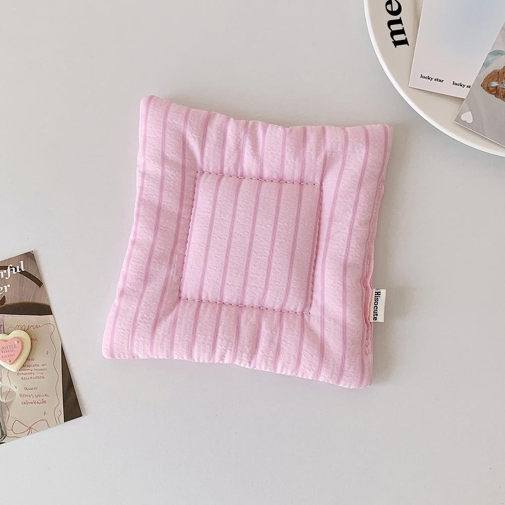 Cute Multi-color Square Coaster Handmade Cotton Heat Insulation Pad Embroidery Home Decoration Table Mat Placemats