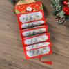 1pcs Christmas Money Holder Wallet Greeting Card Folding Cash Holder Red Envelope For New Year Thanksgiving Gift Party Money Box