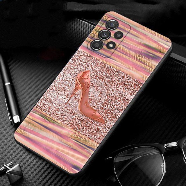 

Чехол для Samsung Galaxy A51 A71 A01 A11 A21 A21s A31 A41 A72 A52 A42 A32 A22 A12 A02 A02s F42 в виде ракушки розового цвета с блестящим узором For Samsung A11