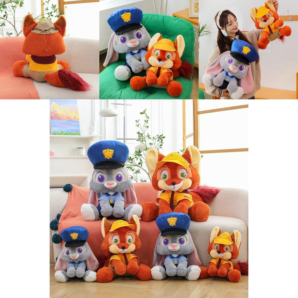 Animal Plush Toy Judy Nick Zootopia Soft Pillow For Kids And Girls