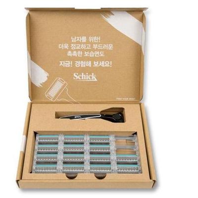 Schick Quatro 4 Titanklingen 14 Sets + Rasierer