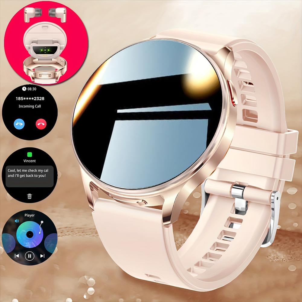 2025 New TWS Smartwatch Earphone 2 In 1 Women Watches with Earbuds Strong Sound Effects Music Lover Waterproof Ladies Smartwatch