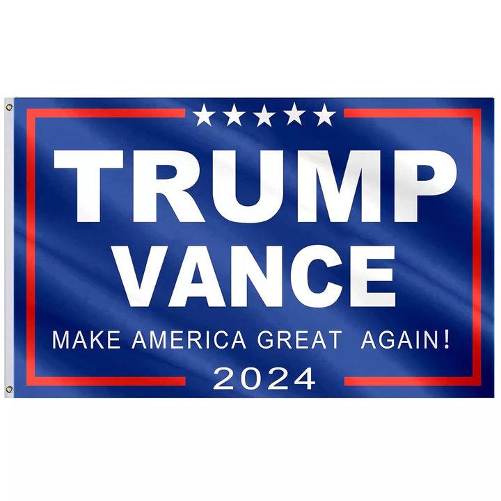 Presidential Election Donald Trump Flag Polyester Indoor Outdoor Decoration Banner US Presidential Election Hanging Flag