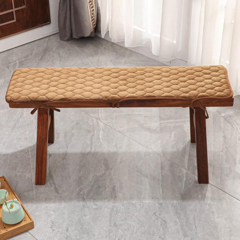 Бархатная длинная подушка для скамьи мягкая подушка для табурета утолщенный деревянный коврик для дивана садовые скамейки длинная мягкая деревянная подушка для скамьи 30x80cm 3439₽