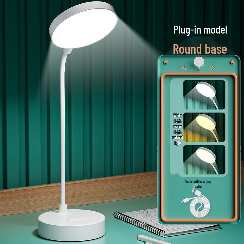 Multi-color Eye Protection Clip-on Desk Lamp with Touch Charging and Long Battery Life