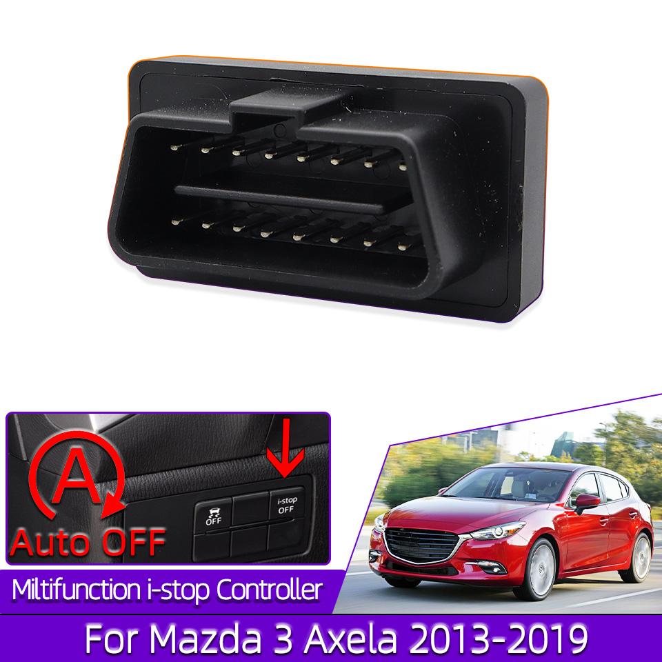 I-stop Disabler Deactivation For Mazda 3 Axela 2013-2019 Automatically Stop Start System Off Multifunction OBD Plug Sockets