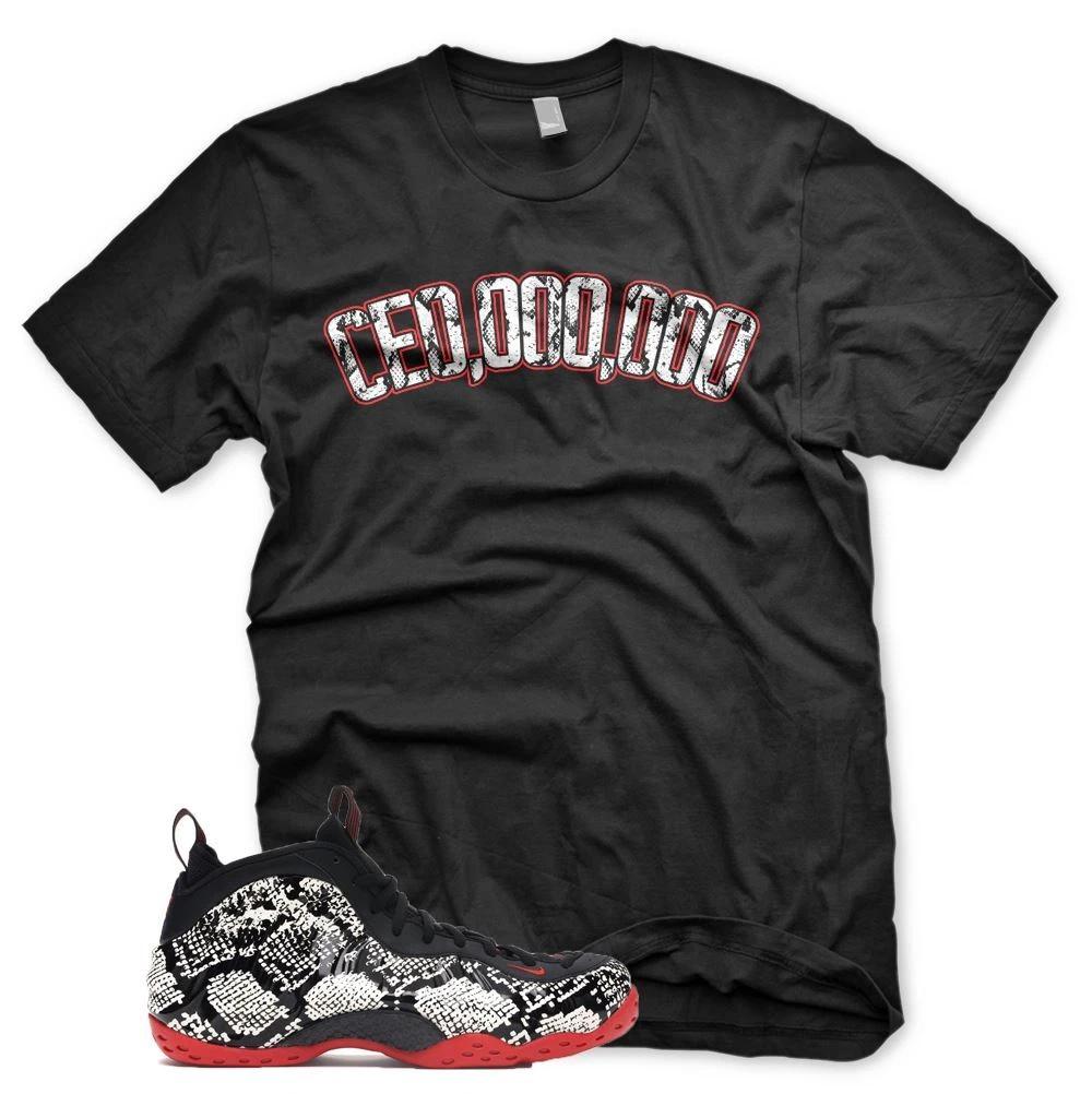 New CEO T Shirt for N Foamposite Snakeskin Habanero 3XL