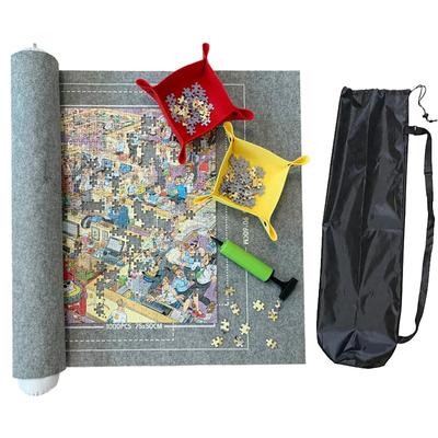 1500-3000PCS Puzzle Storage Mat Portable Storage Blanket Anti Slip Felt Fabric Adult DIY Handmade Product Storage Tool TMZ