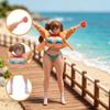 1:64 Pigtails Girl Model Mini Beach Figure Stimulated Realistic Photo Prop 3D Character Models for