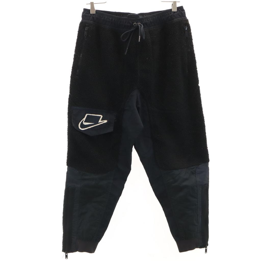 NIKE Bore Switching Batting long pants S black quilting Men's Used