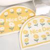 Cute Cartoon Imitation Cashmere Carpet Bathroom Bathroom Absorbent Household Ins Entry Foot Mat Bedroom Carpet