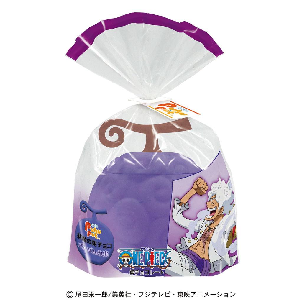 Coração PukuPot One Piece Fruta do Diabo Doce de Chocolate Conjunto de Brinquedos Semi-Chocolate [Caixa 3]