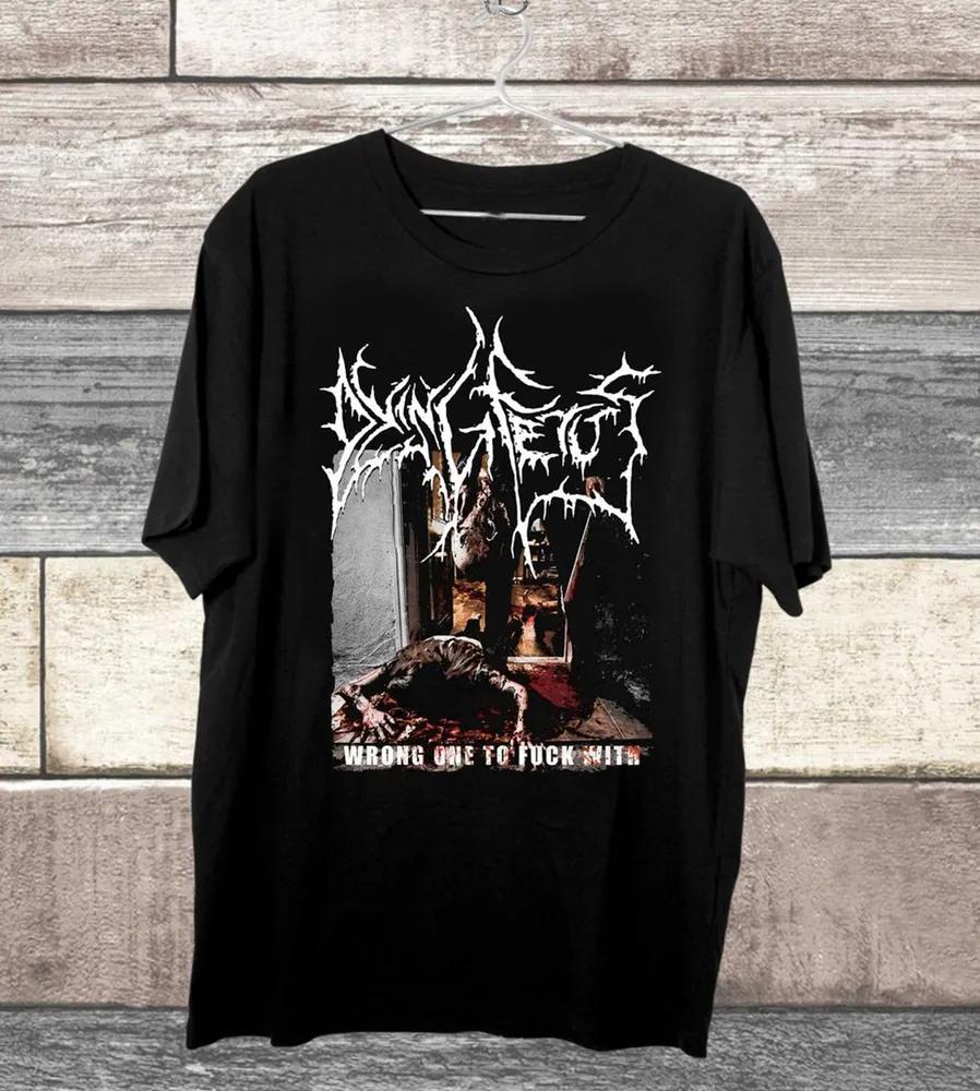 Unisex Short Sleeve Crew Neck Cotton T Shirt Dying Fetus Wrong One To Fck With XXL
