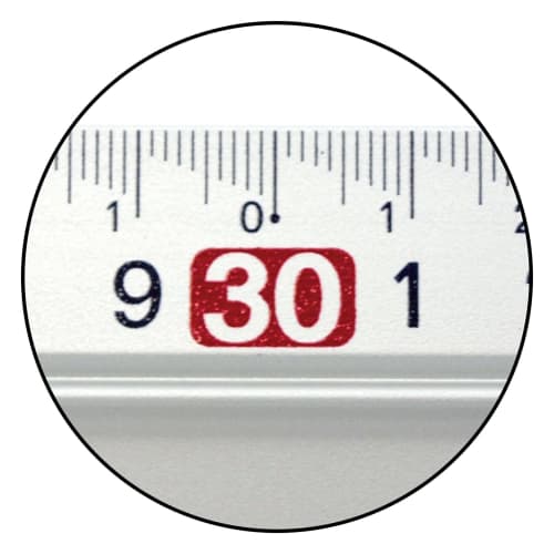 Niigata Seiki SK Aluminum Cut Scale, Quick Step Scale, 200cm, ACS-200