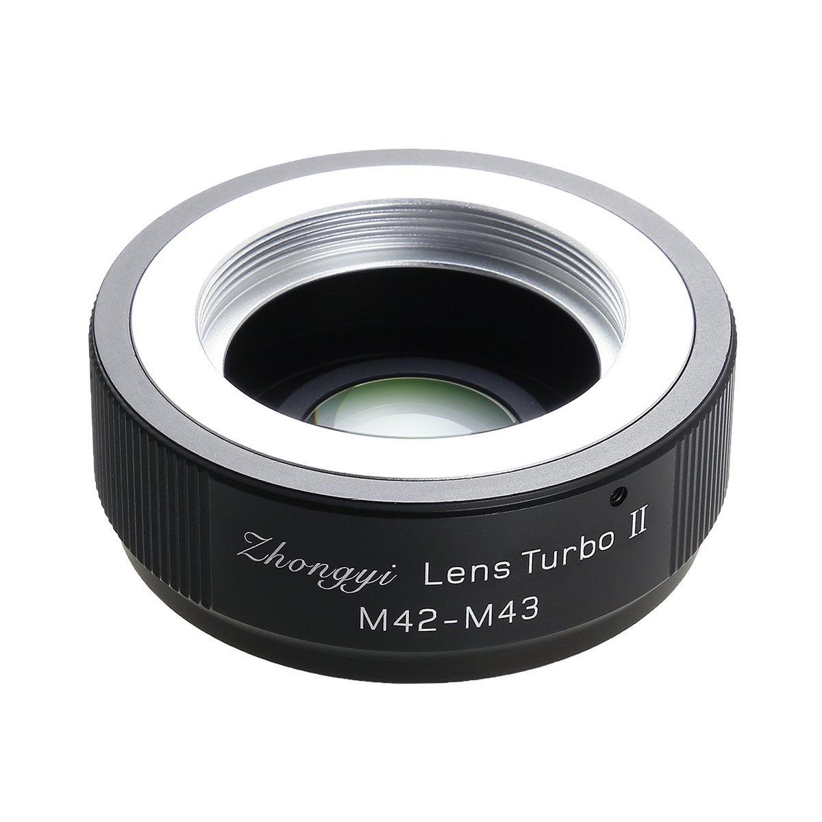 Zhong Yi Optics Lens Turbo II M42 to Micro Four Thirds Focal Reducer Mount Adapter M42 Mount Lens