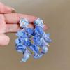 Seaside Vacation Chiffon Flower Tassel Stud Earrings Niche Unique‑Design Beautiful 2026 New Jewelry For Women