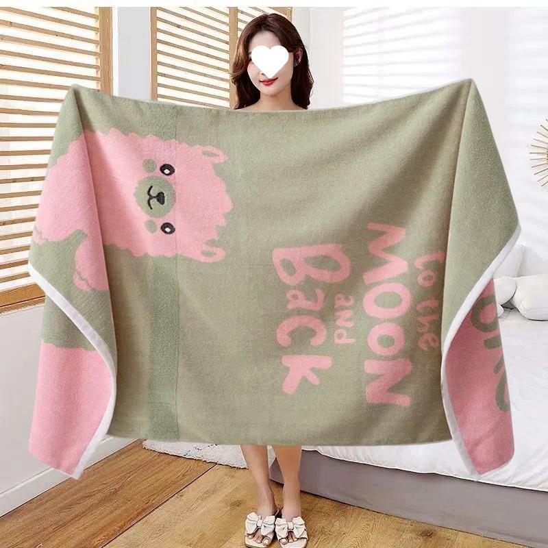 Premium All-Cotton Soft & Absorbent Bath Towel - Large Size for Adults and Kids