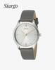 Sialeugo Sg-009M-Sg Bergamot Collection Men'S Leather Wristwatch