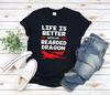 Bearded Dragon and Kids Tshirt, Life Is Better With Bearded Dragons, Reptile Lovers Gifts, Funny Reptile and Kids Tshirt, Reptile and Kids Tshirt