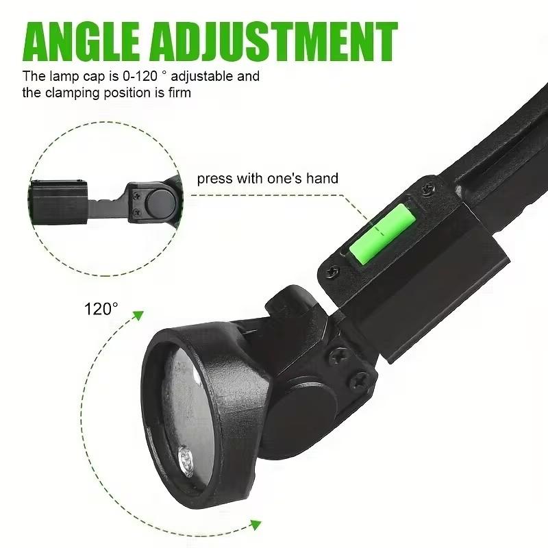 USB-Charging LED Necklace Light Reading and Study Light Emergency Inspection Light