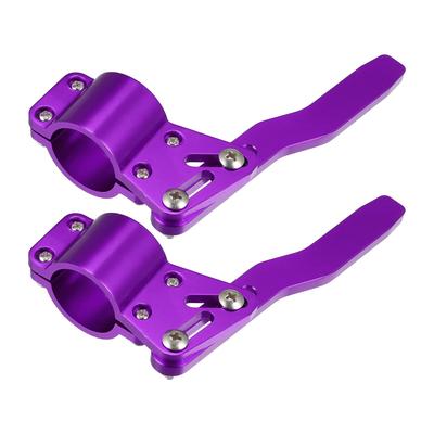 X AUTOHAUX Extensão Indicador de Direção Carro Pontiagudo Extensão Volante Kit Posicionamento Haste Extensão Haste 2 peças Roxo