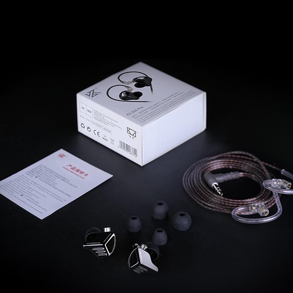 Linsoul KZ ZVX Pro metal shell dynamic earphones tuned based on acoustics Equipped with inner magnetic dynamic diaphragm design microphone selection