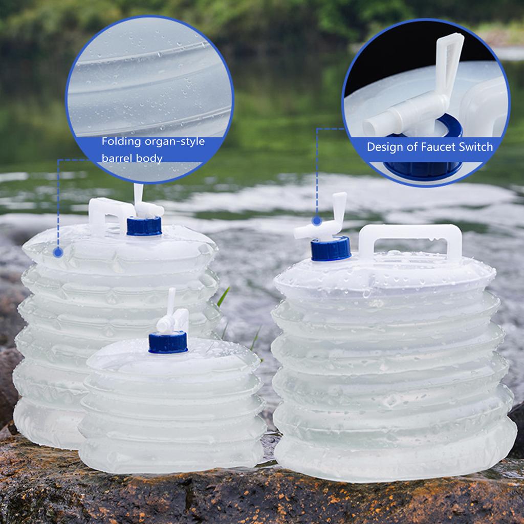 Portables Water Storage Container Leak Proof Water Dispenser Water Storage Tanks for Campers Family Gatherings