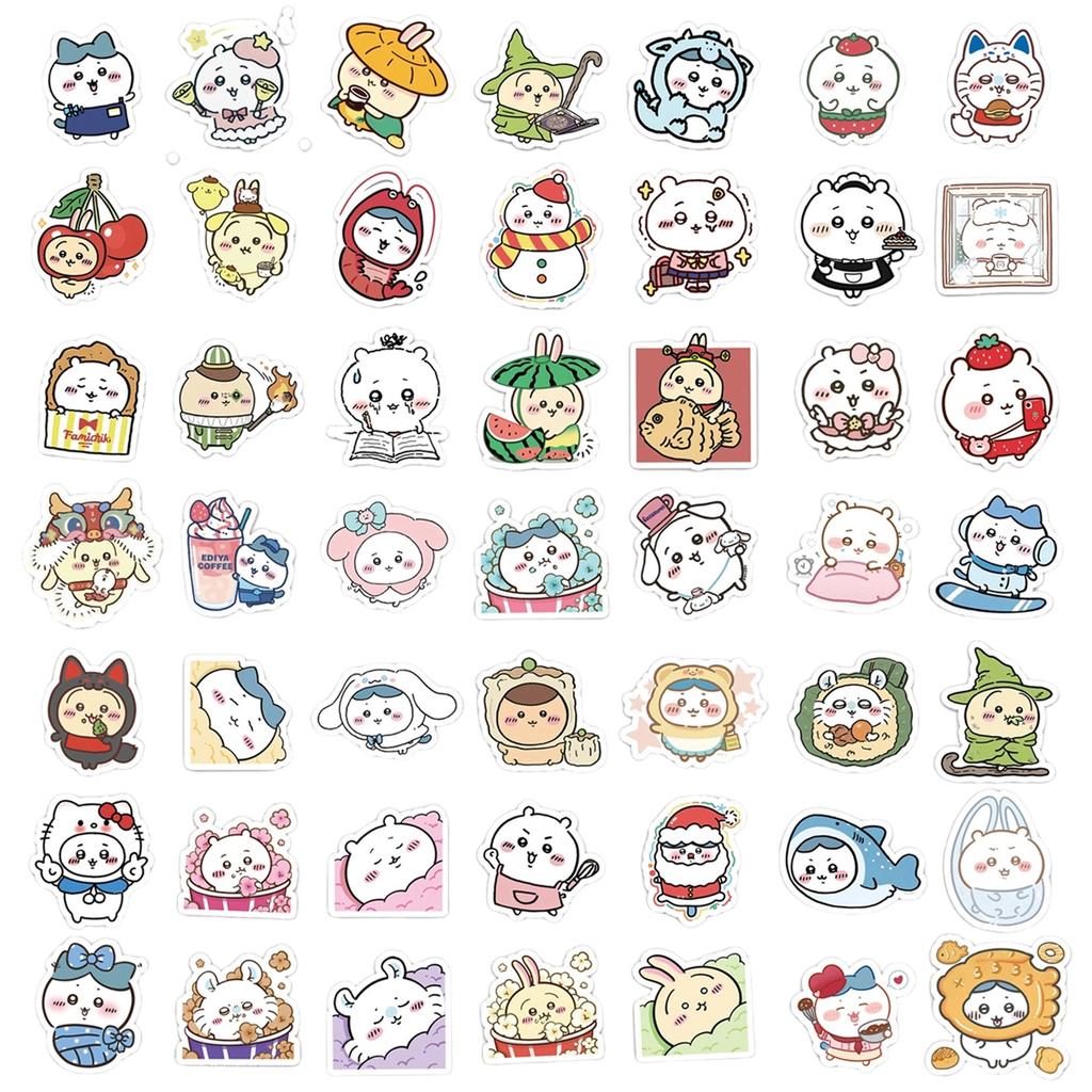 50 Pc Cute Cartoon Phone Case Decoration Sweet Potato Sticker