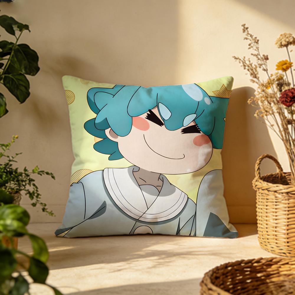 Fashion Rragna Crimsioned Cushion Cover Versatile DoubleSided Pillow Case Fit for Sofa Bed Car Daily Decor