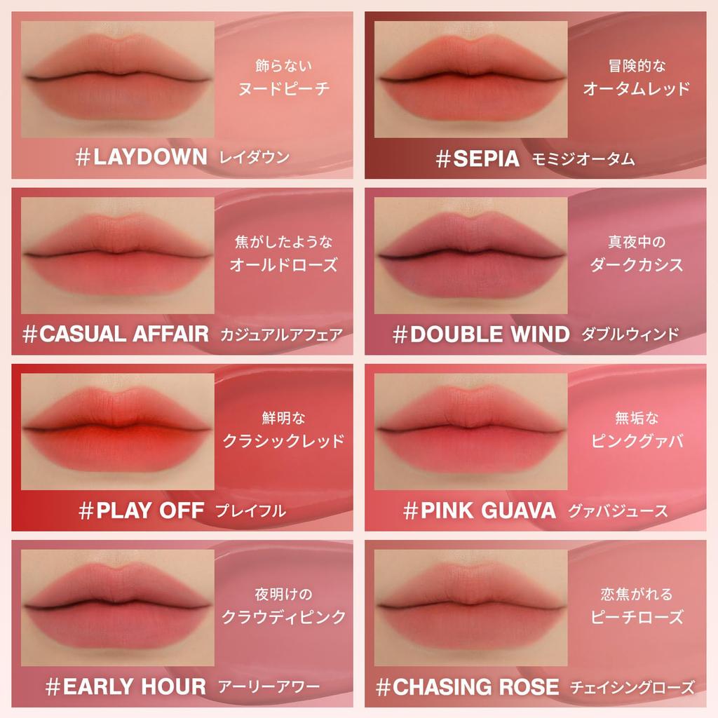 3CE Blur Water Tint Casual Affair Lipstick Lip Tint Korean Lipstick Korean Cosmetics